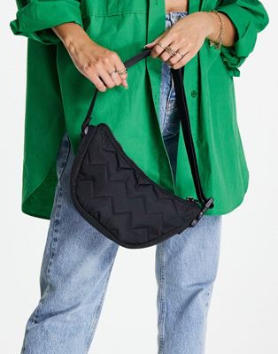 Topshop nylon quilted shoulder bag