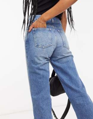 considered topshop one oversized mom tapered jeans