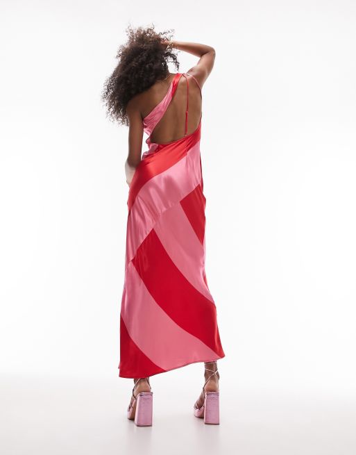 Pink and 2025 red dress asos