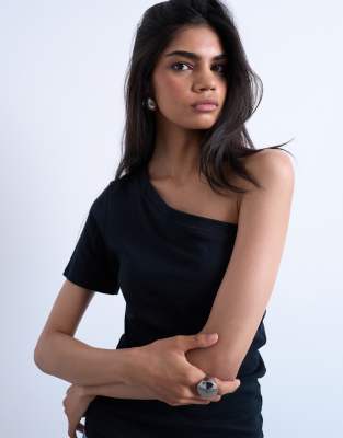 Topshop One Shoulder Tee