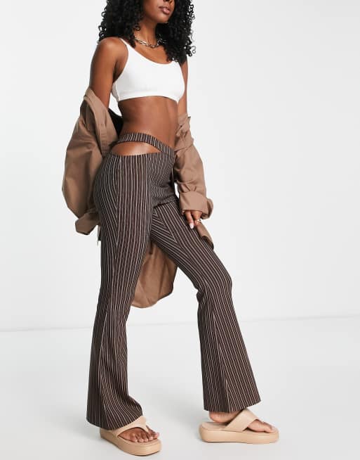 Aria High Rise Wide Leg Pants, Rust – North & Main Clothing Company