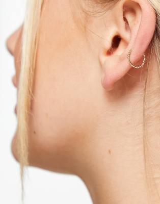 Topshop - Orecchino Ear Cuff Attorcigliato Sottile Color Oro