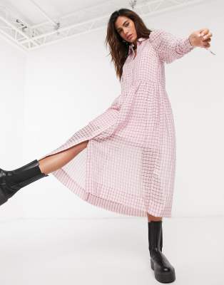 organza shirt dress