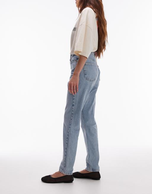 Topshop – Original – Blekta mom jeans med hög midja, 2 av 5