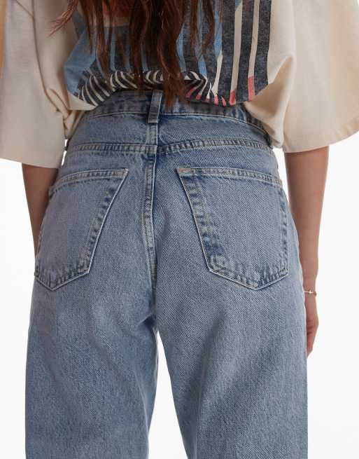 Topshop Original Mom high rise jean in bleach, 4 of 5