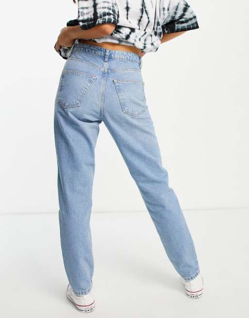 Topshop - Original Mom-jeans i afbleget vask, 2 af 4