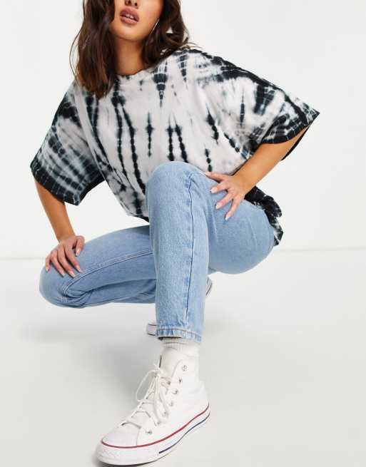 Topshop Original mom jeans in bleach, 4 of 4