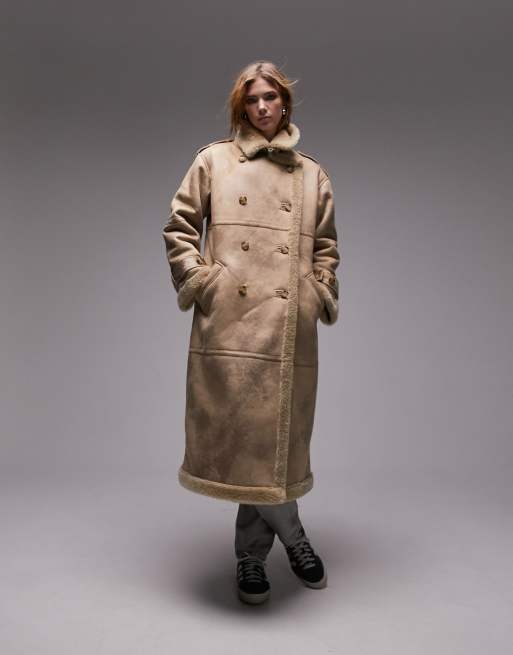 Tan borg coat on sale