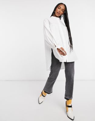 topshop oversized blouse