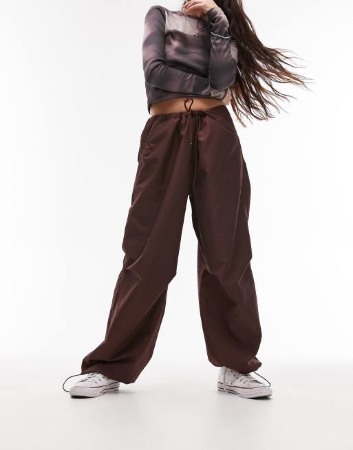Topshop nylon joggers deals
