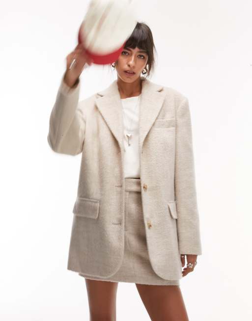 Topshop Tall brushed throw-on coat … curated on LTK