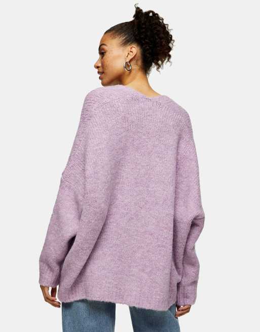 Oversized hot sale lavender sweater