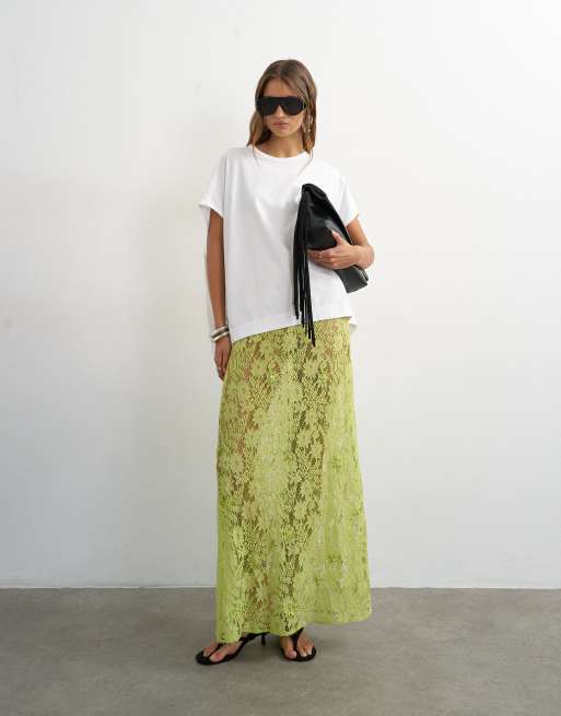 Topshop oversized cirkel-tanktopp i vitt, 2 av 4