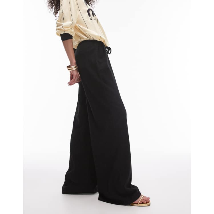 【EEUN】Crinkle Wide Pants Wide-Leg Crinkle Pull-On Pant | Banana Republic Factory
