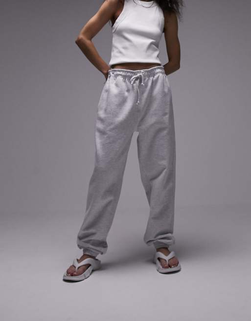 Grey joggers clearance womens topshop