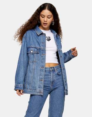 cheap oversized denim jacket