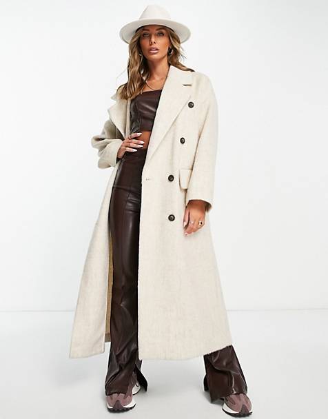 Long Belted Coats For Women, Ankle Length Coat Ladies