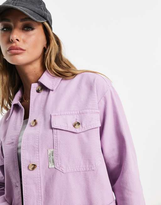 Topshop purple 2025 denim jacket