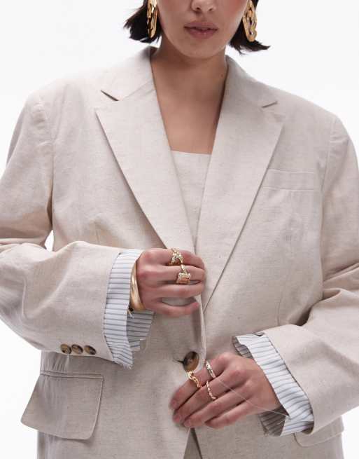 【SHOOP】MID PLEATED BLAZER SHOOP】MID PLEATED BLAZER