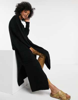 long black maxi cardigan