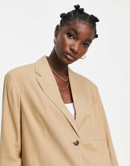 Topshop deals beige jacket