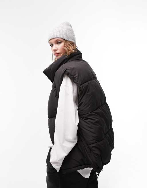 Oversized hot sale puffer vest