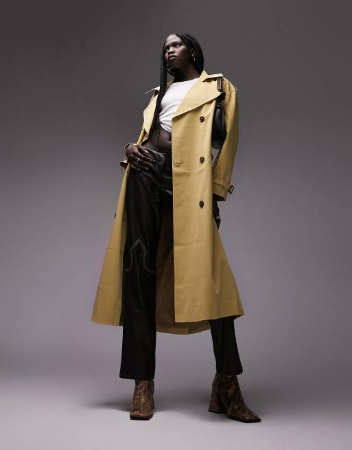 Oversized burberry trench on sale coat