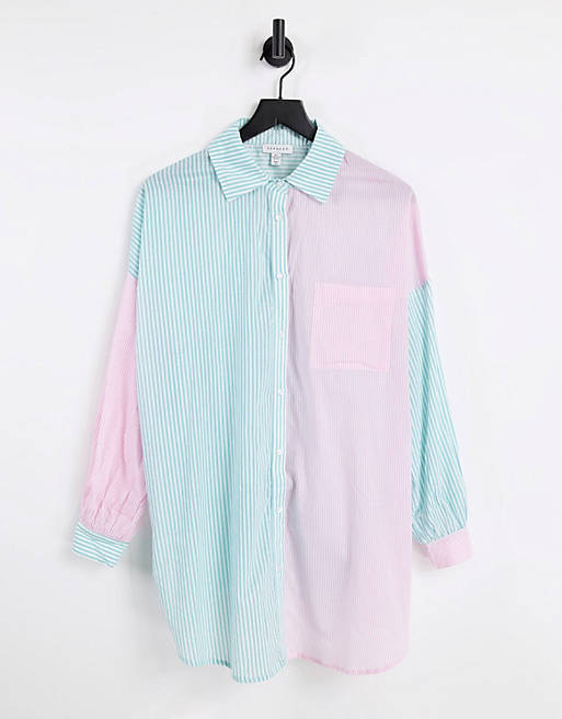  Shirts & Blouses/Topshop oversized stripe shirt 