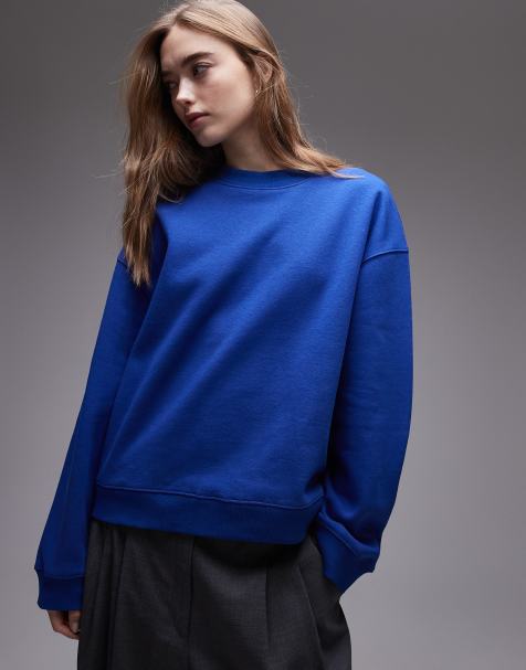Topshop - Oversized sweatshirt in blauw - view 1