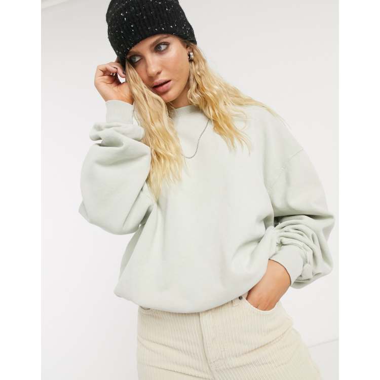 Topshop oversized sweatshirt store