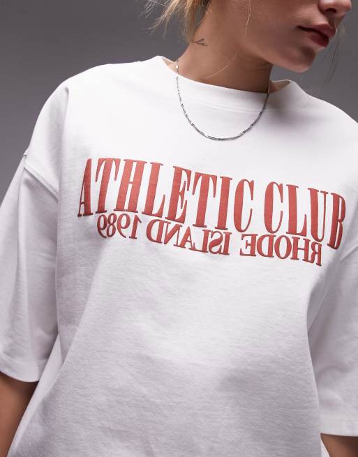 Oversized store athletic tee