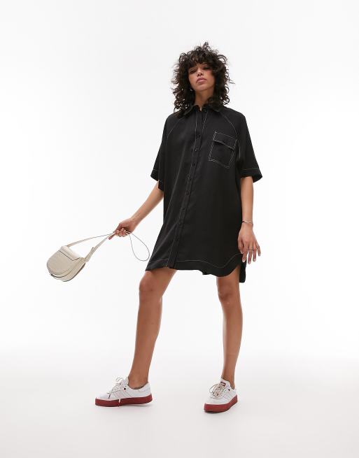 Topshop oversized t 2025 shirt dress