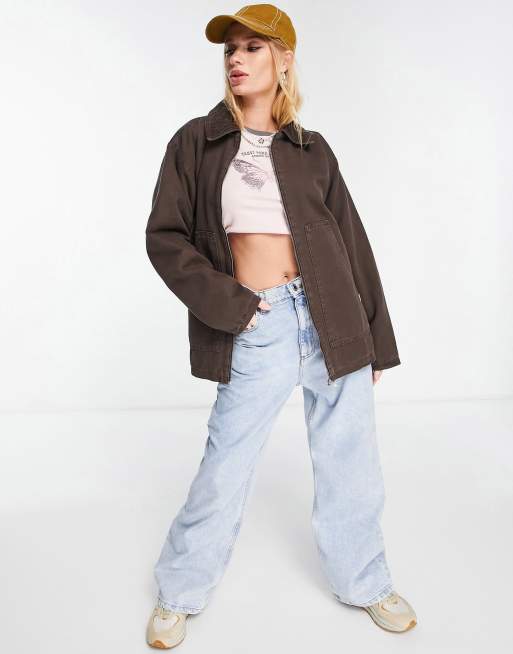 Oversized work outlet jacket