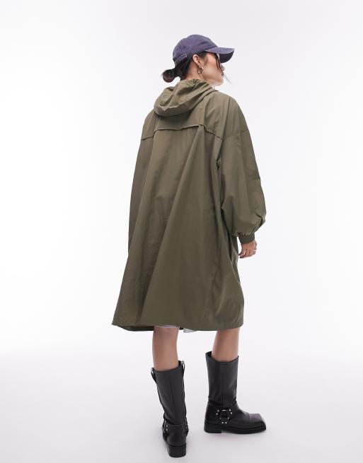 Topshop store womens raincoat