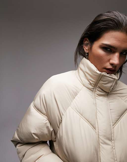 Padded store puffer coat