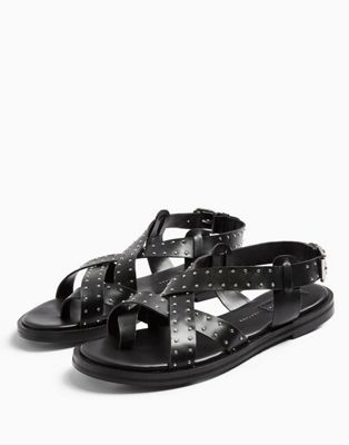 Topshop paige studded sandal in black