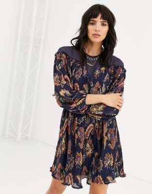 topshop paisley print dress