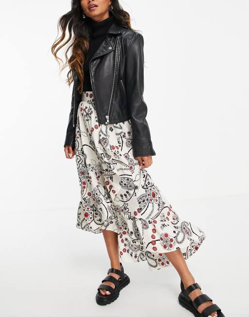 Ruffle 2024 skirt topshop