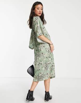 topshop paisley maxi dress