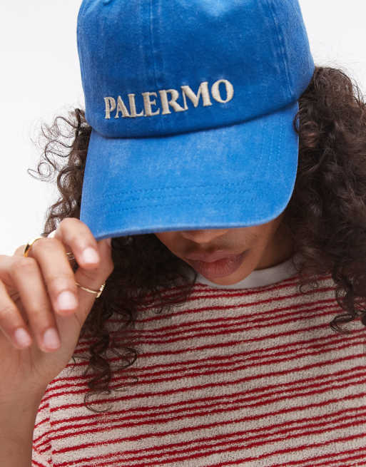 Topshop – Palermo – Kappe in verwaschenem Blau, 3 von 4