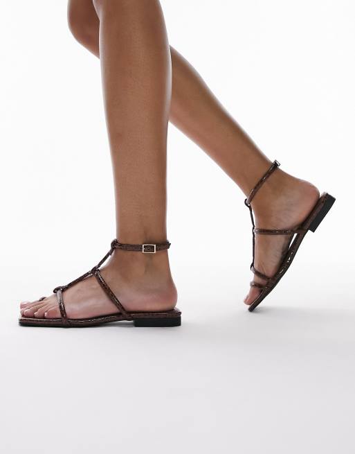Topshop flat sandals sale top