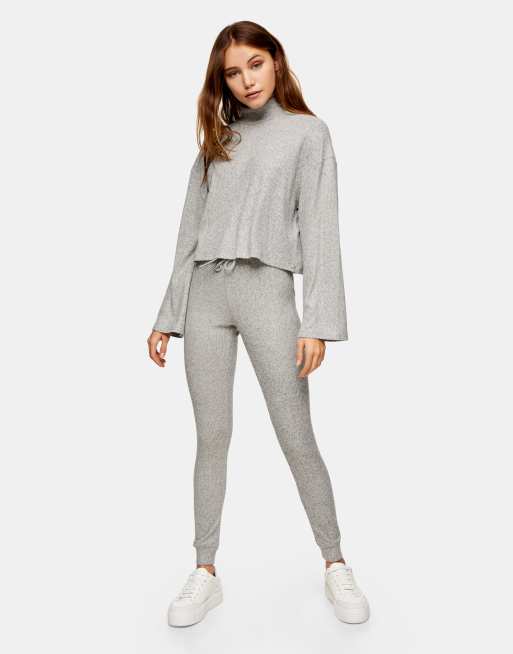 Topshop 2024 ribbed joggers