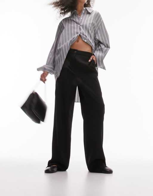 Topshop - Pantalon ample ajusté - Noir, 2 de 4