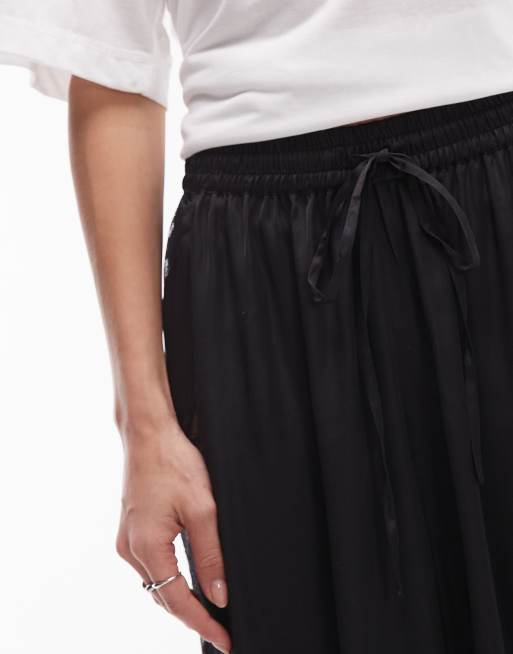 Pantacourt imprimé bas de jambe - coloris NOIR - Toscane | Vêtements