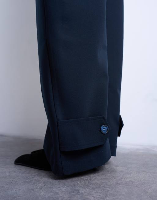Topshop - Pantalon ample et ajusté - Bleu marine, 3 de 5