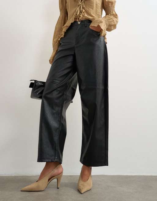 Topshop pantalon barrel noir, 2 de 5
