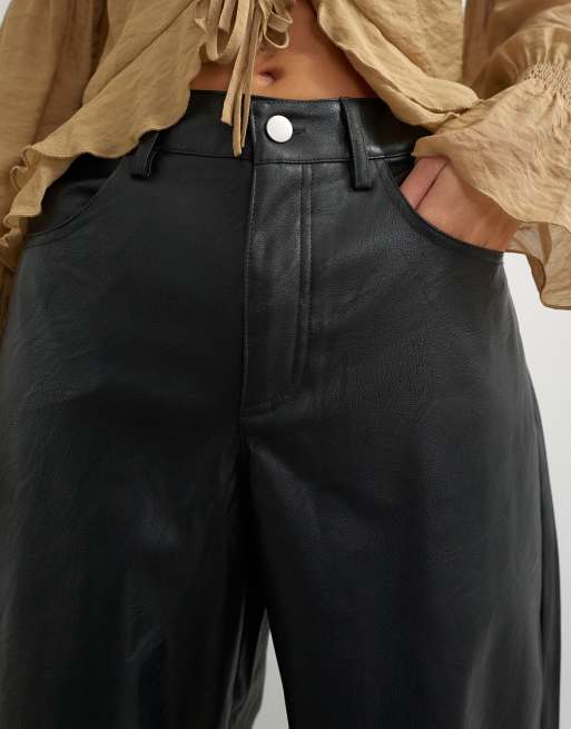 Topshop pantalon barrel noir, 3 de 5