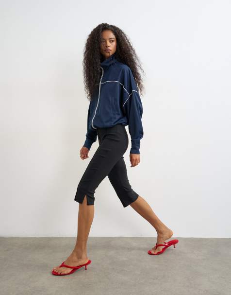 Topshop - Pantalon capri - Noir - view 1
