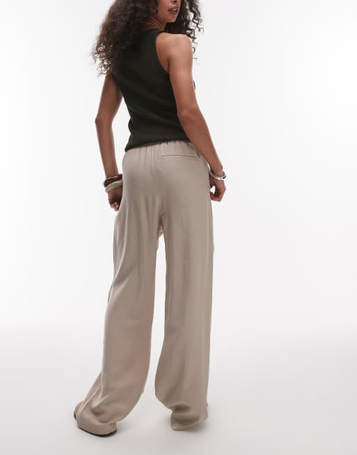 Topshop - Pantalon de jogging ajusté à taille élastique - Taupe, 2 de 5