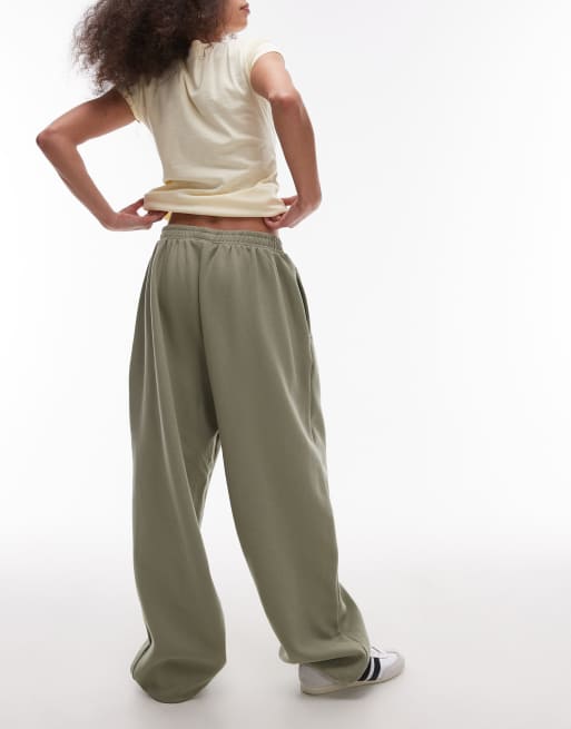 Topshop - Pantalon de jogging oversize resserré aux chevilles - Kaki, 3 de 5